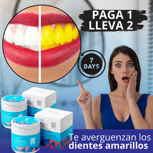 VEZE: Polvo con Calcio, silice e Hidroxiapatita para blanqueamiento en 7 días