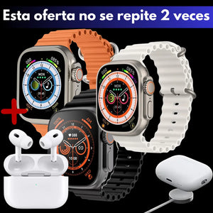 SMARTWATCH PRO 8 ULTRA + AIRPODS (2DA GENERACIÓN)