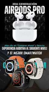 SMARTWATCH PRO 8 ULTRA + AIRPODS (2DA GENERACIÓN)